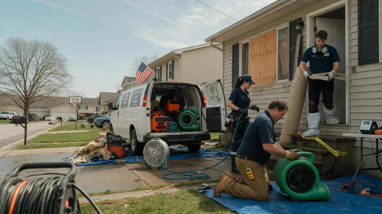 Water Damage Restoration in Utica, OH near me